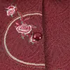 Ropa de primavera y otoño para mujeres de mediana edad y mayores, abrigo bordado para abuela, nueva moda femenina 2026, ropa para personas mayores de 70 años, top grueso vintage