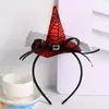 Faixa de Cabeça de Halloween Chapéu de Bruxa de Festa de Abóbora Decoração Suprimentos Clássico Teia de Aranha Chapéu de Bruxa Faixa de Cabeça Acessórios de Cabelo