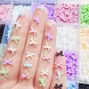 Novos Acessórios de Arte para Unhas Cartoon, Laço Colorido Fresco Versátil 3D para Unhas e Capa de Celular Acessórios de Resina DIY