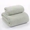 Conjunto de toalha de rosto e toalha de banho, fleece de coral, macio e absorvente para uso doméstico, toalha de banho, presente corporativo, conjunto de toalhas de três peças