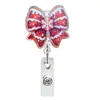 Navidad Acrílico Mariposa Festival Médico Carrete de Insignia de Fácil Extracción Id Halloween Retráctil Insignia de Fácil Extracción