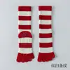 Calcetines Rojos de Yoga para Otoño e Invierno, Calcetines Nuevos de Caña Alta de Cinco Dedos, Calcetines de Pilates Modernos de Colores Brillantes, Calcetines Profesionales Antideslizantes para el Suelo
