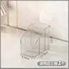 Portalápices Cosmético de Escritorio, Caja de Almacenamiento de Lujo Ligero, Cubo de Almacenamiento para Papelería, Compartimentos Trapezoidales Transparentes de Estilo Nórdico