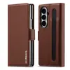 Funda adecuada para teléfono Samsung Z Fold 8 Ultra, funda tipo libro Galaxy Z Fold 7 con ranura para tarjetas y soporte, funda protectora de cuero