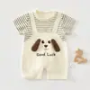 Macacão Curto para Bebê, Roupa de Verão para Crianças Pequenas, Macacão Fofo para Meninos Bebês, Roupas de Bebê Super Fofas para o Verão