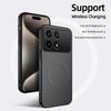 Adequado para Xiaomi 15Ultra Capa de Celular Magnética Redmi A5 Padrão Fibra de Carbono Simples para Negócios Pocof7Pro Anti-Queda