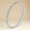 Pulsera de Acero Inoxidable Transfronteriza Popular Europea y Americana con Hebilla de Diamante Letra Inglesa Pulsera de Acero de Titanio No se Desvanece para Mujer Pulsera