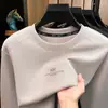 Sudadera unisex de cuello redondo transfronteriza, nueva camiseta de manga larga business casual para otoño e invierno 2026, top cálido para usar como base