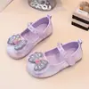 Nuevos Zapatos de Cuero para Niñas 2026 Zapatos Individuales Infantiles Suela Suave Zapatos para Niños Antideslizantes Princesa Bebé Niña Pequeña Modernos