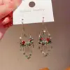 Novos Brincos Geométricos de Borla com Contas de Estilo Chinês Longos Estilo Étnico Vintage Moda Doce Borboleta Flor Pendente Brincos Luxo Leve