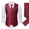 Moda Masculina Plus Size para Amazon Transfronteiriça Colete de Terno Masculino Tamanho Europeu Casual Cintura Florido Colete Colete
