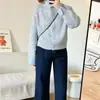 Suéter Feminino para Outono e Inverno com Design Patchwork, Caimento Solto, Efeito Emagrecedor, Jaqueta Cardigã Tricotada Feminina, Tendência de Fornecimento Transfronteiriço