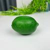 Fábrica fuente modelo de fruta y verdura de alta simulación venta al por mayor limón falso 7.5cm decoración del hogar accesorios de fotografía