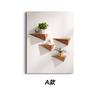 Pintura Decorativa de Planta Verde para Escalera de Dúplex Simulado Arte de Pared Minimalista Moderno para Cocina Pintura de Pared para Entrada y Pasillo de Sala de Estar