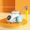 Carro de Corrida Inteligente para Pets Transfronteiriço Brinquedo de Carregar Brinquedo Elétrico para Gatos com Controle Remoto Vara Teaser para Cães Uso Doméstico