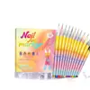 ¡Wow, marcadores de pintura para decoración de uñas de 12 colores con puntas finas, plumas delineadoras de uñas a base de agua, herramientas de pintura a mano DIY para salones de uñas