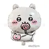 Balão de Filme de Alumínio Chiikawa Formato Chiikawa Pequeno Oito Usachi Balão Esquilo Voador Chiikawa Brinquedos Infantis