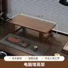 Suporte de mesa para computador em madeira maciça, prateleira de armazenamento para mesa de escritório, organizador de mesa, suporte para laptop