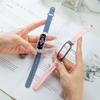 Adequado para Pulseira Mi Band 45678 Pulseira Plástica Transparente com Aparência de Maçã Pulseira de Silicone