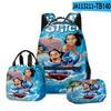 Producto Nuevo Transfronterizo 3D: Set de Tres Piezas para Estudiante con Estampado de Dibujos Animados: Mochila, Lonchera y Estuche - Más Elegante Que Nunca