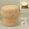 Cadeira pequena de Rattan banquinho pequeno assento almofada banquinho redondo banquinho redondo cadeira de rattan infantil cadeira de rattan banquinho tamborete trançado de palha banquinho baixo de rattan madeira maciça