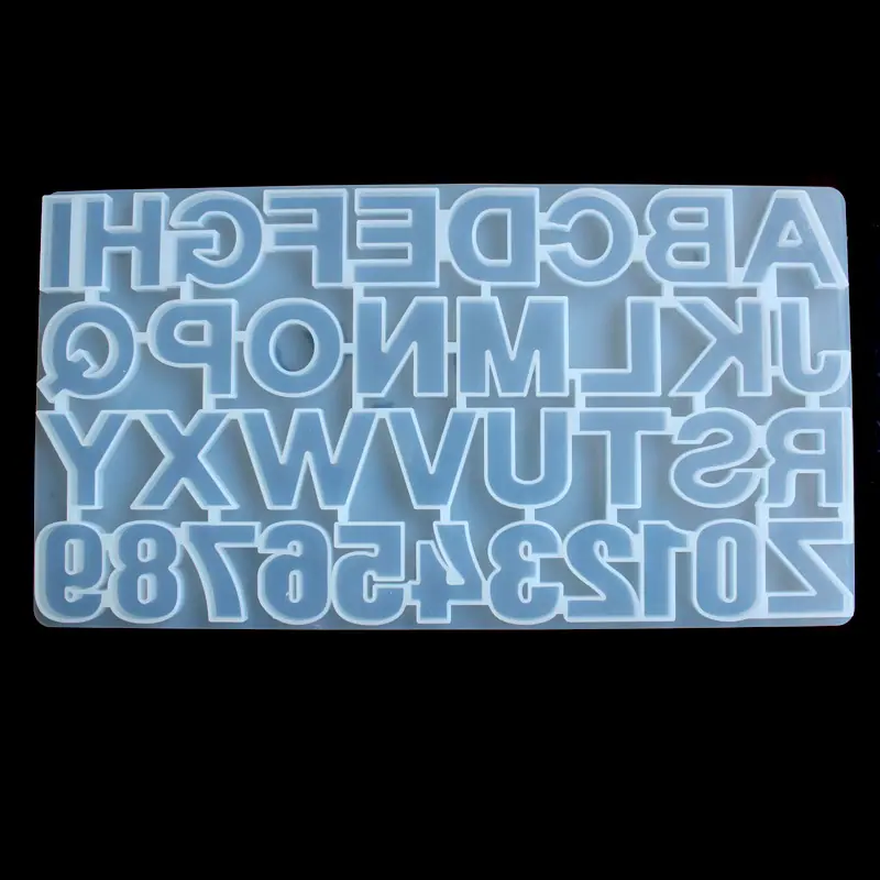 字母数字组合滴胶模具3