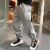 Pantalones de Otoño e Invierno para Niños con Forro Polar, Engrosados, Pantalones Harem Integrados de Polar para Niños Mayores, Pantalones Casuales para Niños, Pantalones Deportivos para Niños