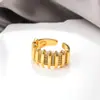 Anillos de Zirconia Transfronterizos Europeos y Americanos para Hombres y Mujeres con Aberturas Abiertas, Anillos de Lujo Ligero de Alta Gama, Joyería de Mano de Nicho, Anillos Lisos al por Mayor