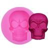 Molde de Silicona de Calavera de Halloween Molde para Decoración de Pastel de Chocolate de Azúcar Volteado Molde para Hornear DIY
