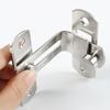 Hebilla de puerta de ángulo recto de 90 grados de acero inoxidable, hebilla de puerta antigua, accesorios de ferretería para puertas antirrobo, hebilla de bloqueo para puerta corredera, hebilla de ángulo recto, tapón