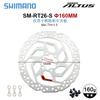 SHIMANO Himano Bicicleta de Montaña Disco RT56/RT26 Seis Tornillos Disco de Freno RT10 Bloqueo Central Disco de Freno de Presión de Aceite