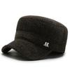 Gorra para Ancianos Hombres Otoño e Invierno Gorra de Béisbol Mediana Edad y Ancianos Cálida con Orejeras de Papá Forrada de Felpa Grosor Extra Gorra de Abuelo