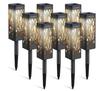 Luces Solares para Césped con Cubierta de Malla Hueca, Luces Huecas con Forma de Árbol, Luces para Patio de Jardín, Luces de Diente de León para Uso en Exteriores