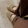 Zapatos Planos Mary Jane Tejidos Huecos para Mujer, Transpirables, Punta Redonda con Hebilla, Versátiles y Cómodos, Nuevo Modelo Mary Jane 2026