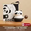 Taza de Té de Cerámica de Panda Taza para Oficina en Casa con Tapa Filtro Taza Linda para Separación de Té para Mujeres