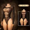 Lencería Sexy con Entrepierna Abierta, Ropa de Dormir Navideña de Malla, Medias, Falda, Coqueteo Sexy para Pareja, Uniforme Transparente, Conjunto de Tentación