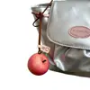 [Paraíso de Manzanas] Colgante Creativo e Interesante de Manzana Artificial para Bolsos Accesorios Colgante Lindo Colgante Antiperdida para Bolsos
