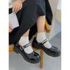 Nuevo Vestido JK Vintage Japonés 2023 Zapatos Mary Jane Estilo Británico Zapatos Pequeños de Cuero para Mujer Primavera y Otoño Talla Grande 4142