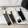 Calcetines de canalé a rayas horizontales para otoño e invierno, calcetines largos de estilo universitario japonés, calcetines hasta la rodilla de colores a juego de moda en Instagram