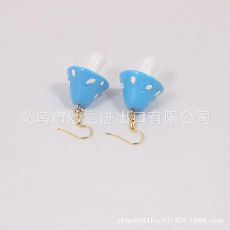蘑菇耳环