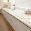 Nueva Alfombrilla Gruesa para Mirador con Acabado de Alta Gama, Alfombrilla Antideslizante para Mirador de Piel de Conejo para Dormitorio Principal, Alfombrilla para Repisa de Ventana, Alfombrilla Especializada para Mirador
