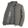 Chaqueta de solapa para hombre joven y de mediana edad, primavera y otoño, chaqueta de solapa, top casual, chaqueta de estilo fino