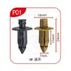 Dinghui Deflector Universal para Coche Clip de Parachoques Flecha de Fijación de Panel de Capó Sujetador de Empuje