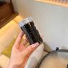 Novo estilo de faixa de cabelo alta elástica alargada espessada faixa de borracha sem costura rabo de cavalo alto bola cabeça durável faixa de cabeça toalha anel para mulheres