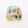 Imanes de Nevera de Ciudad Acrílica, Imanes de Nevera Acrílicos Planos 2D, Imanes Decorativos de Regalo, Artesanías Culturales y Creativas, Turismo