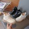Botines tipo Martin para niña, nueva colección otoño/invierno 2026, zapatos infantiles con lazo, botines tobilleros retro estilo británico para niñas pequeñas