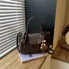 Bolsa Tote Maillard Retrô Feminina 2026 Nova Moda Grande Capacidade Bolsa de Ombro Único Relaxada Bolsa de Mão Simples