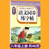 Caderno de Caligrafia Sincronizado em Chinês para Alunos do Ensino Fundamental e Médio, Séries 1-9, Ambos os Semestres, Caderno de Caligrafia Sincronizado para Prática de Escrita ao Treinar Novos Caracteres