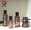 Frasco de vidro para embalagem de cosméticos de alta qualidade, formato oval, 100ml para frasco de loção essência, 30/15g para frasco de creme, creme para os olhos