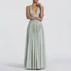Estilo Europeo y Americano 2026 Nuevo Elegante Vestido con Abertura, Elegante Cuello Halter Ajustado Sexy sin Espalda